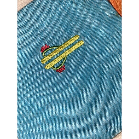 Tag Summer Cocktail Drink Cotton Napkins Flip Flop Beach Ocean 10x10 Set of 4 - Picture 5 of 8